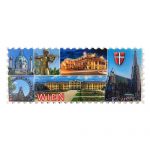 160024 FOTOStone Wien, Briefmarke lang, struktur.,lackiert 1