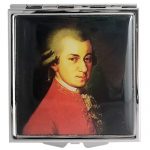 HL203 4 fach Quadratische Pillenbox Mozart 2,25 Souvenir