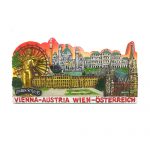 Wien Souvenir-Magnet mit Sehenswürdigen